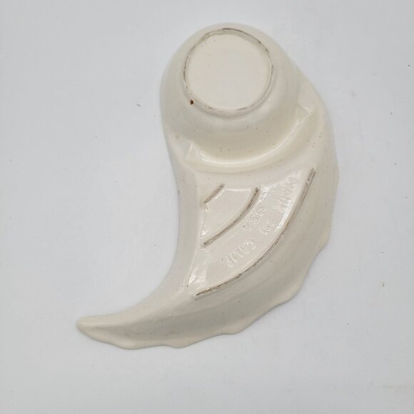 Vintage Calif USA Pottery Yin Yang Chip Dip Serving Dishes - Picture 6 of 7